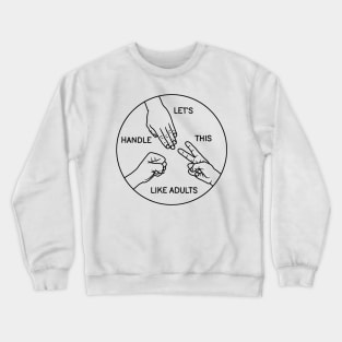 Rock paper scissors Crewneck Sweatshirt